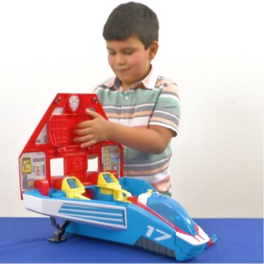 PAW Patrol Mighty Jet Command Center transformation